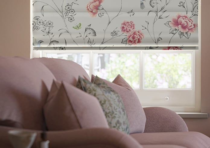 Borneo, Rose - Motorised Roman Blind - Image 5